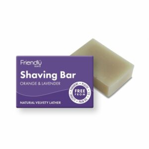 Friendly Soap Přírodní mýdlo na holení pomeranč a levandule (95 g) Friendly Soap