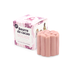 Lamazuna Tuhé kakaové máslo růžové BIO (55 g) - 3 v 1: na obličej