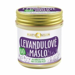 Purity Vision Levandulové máslo BIO (120 ml) - vhodné pro citlivou pokožku Purity Vision