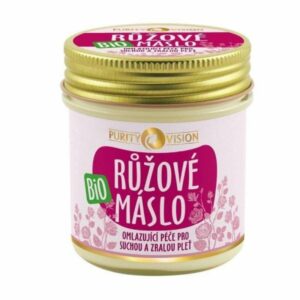 Purity Vision Růžové máslo BIO (120 ml) - pro suchou a zralou pokožku Purity Vision