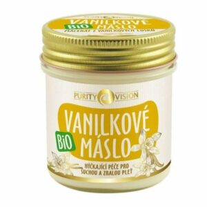 Purity Vision Vanilkové máslo BIO (120 ml) - pro suchou a zralou pokožku Purity Vision