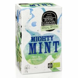 Royal Green Mátový čaj Mighty Mint BIO (27 g) - se dvěma druhy svěží máty Royal Green