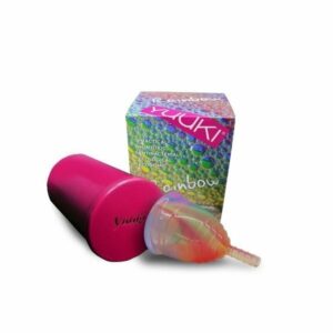 Yuuki Rainbow Menstruační kalíšek - malý Soft (měkčí) - včetně sterilizačního kelímku Yuuki