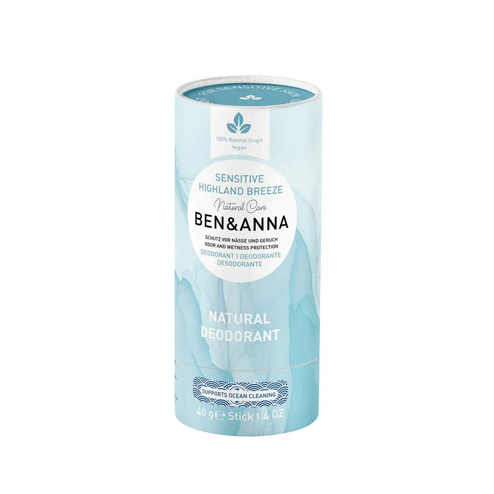 Ben & Anna Tuhý deodorant Sensitive (40 g) - Horský vánek - bez obsahu jedlé sody Ben & Anna
