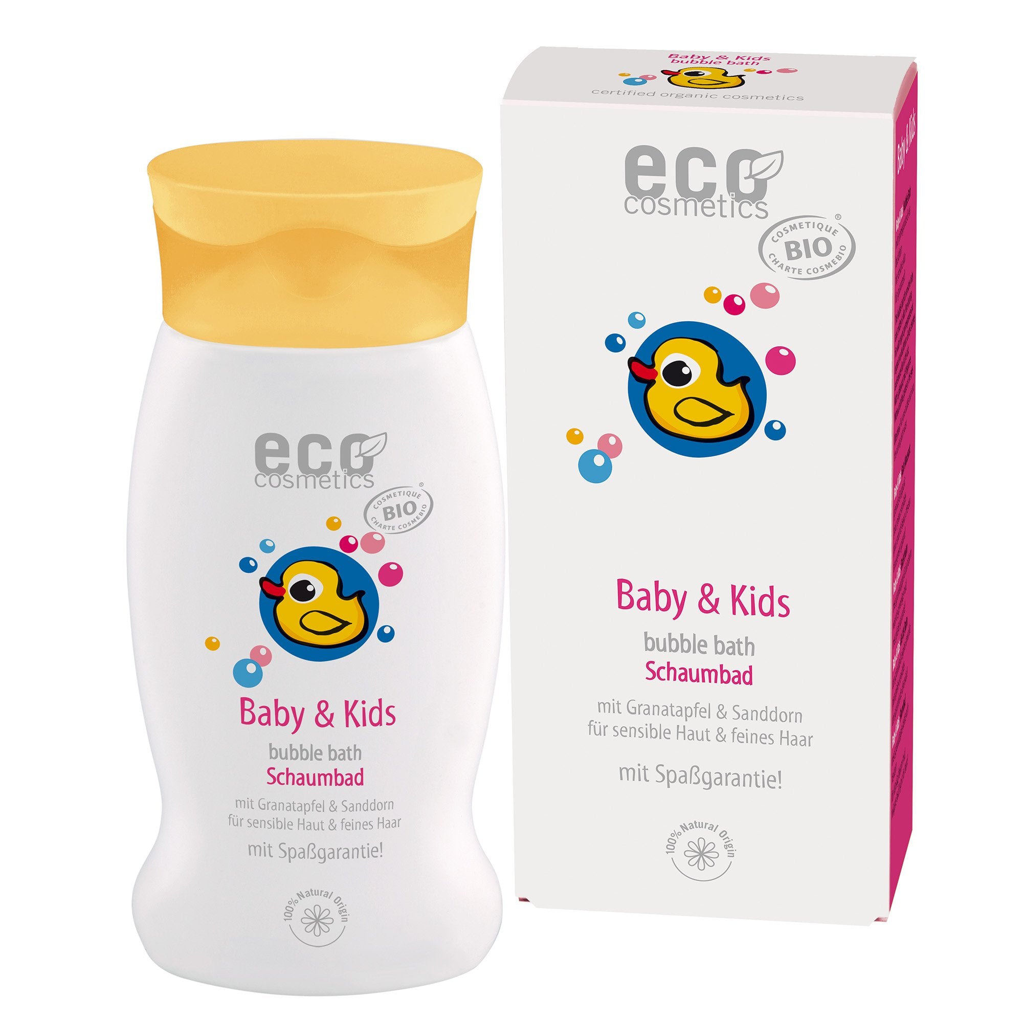 Eco Cosmetics Baby Dětská bublinková koupel BIO (200 ml) - s granátovým jablkem a rakytníkem Eco Cosmetics