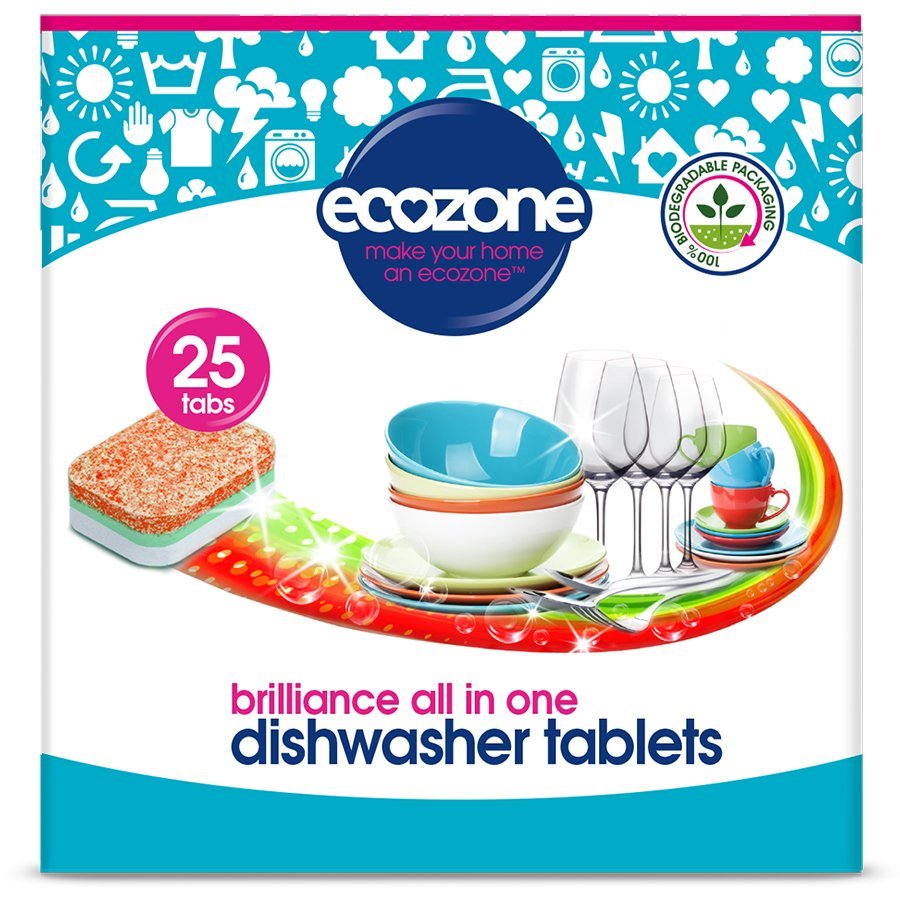 Ecozone Tablety do myčky Brilliance - vše v jednom 25 ks Ecozone