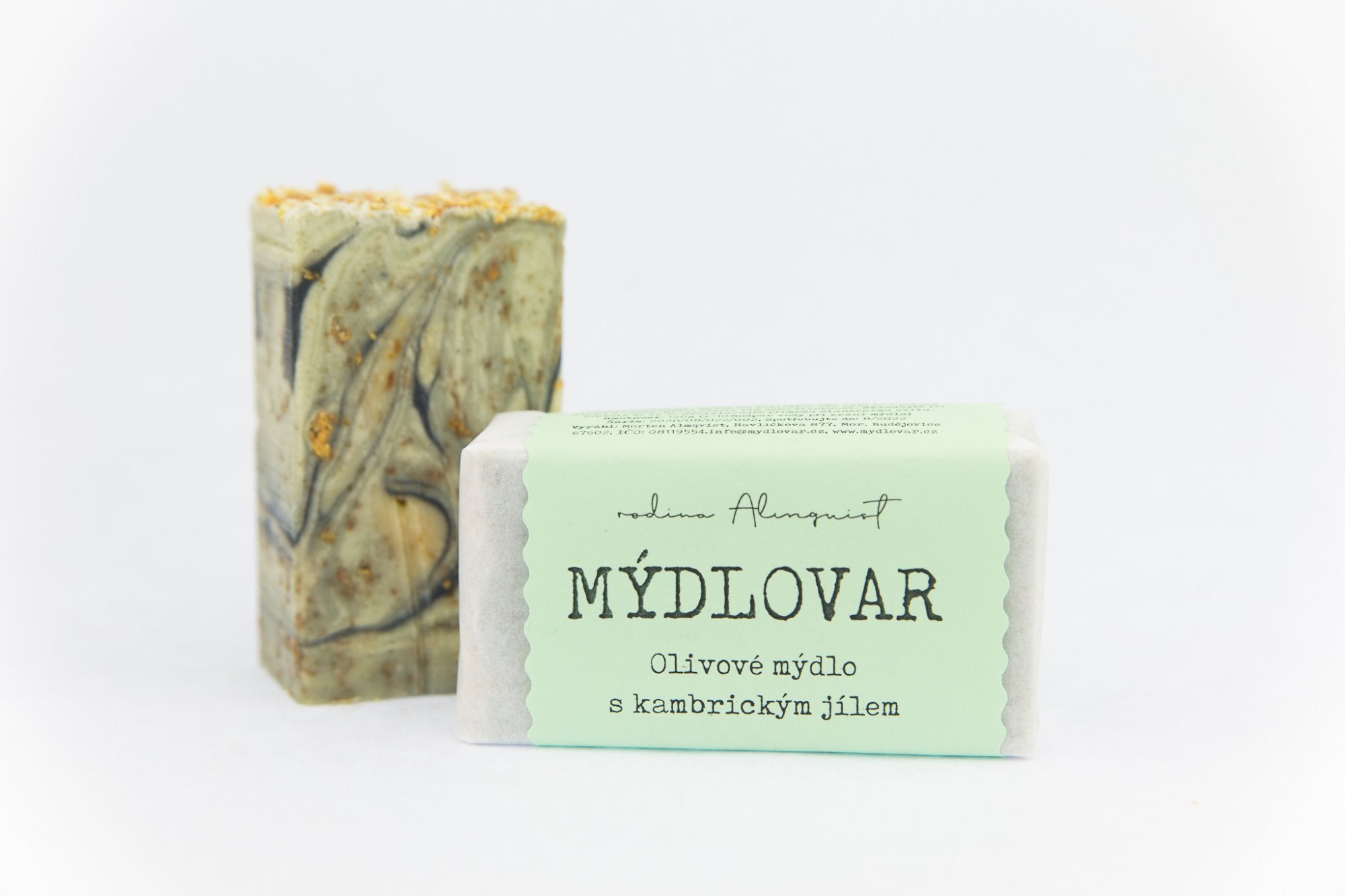 Mýdlovar Olivové mýdlo s kambrickým jílem 120 g - univerzální