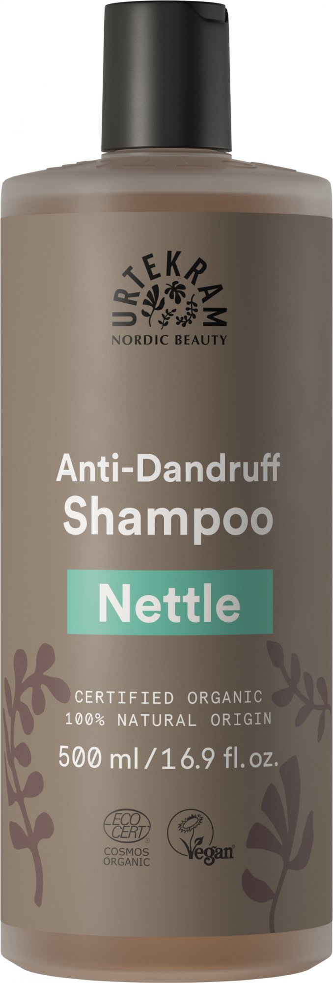 Urtekram Kopřivový šampon proti lupům BIO 500 ml - s extraktem z kůry magnolie Urtekram