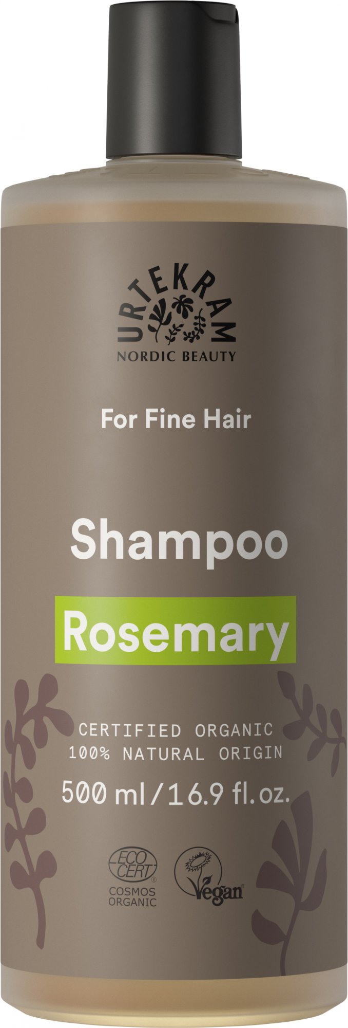 Urtekram Rozmarýnový šampon pro jemné vlasy BIO 500 ml Urtekram