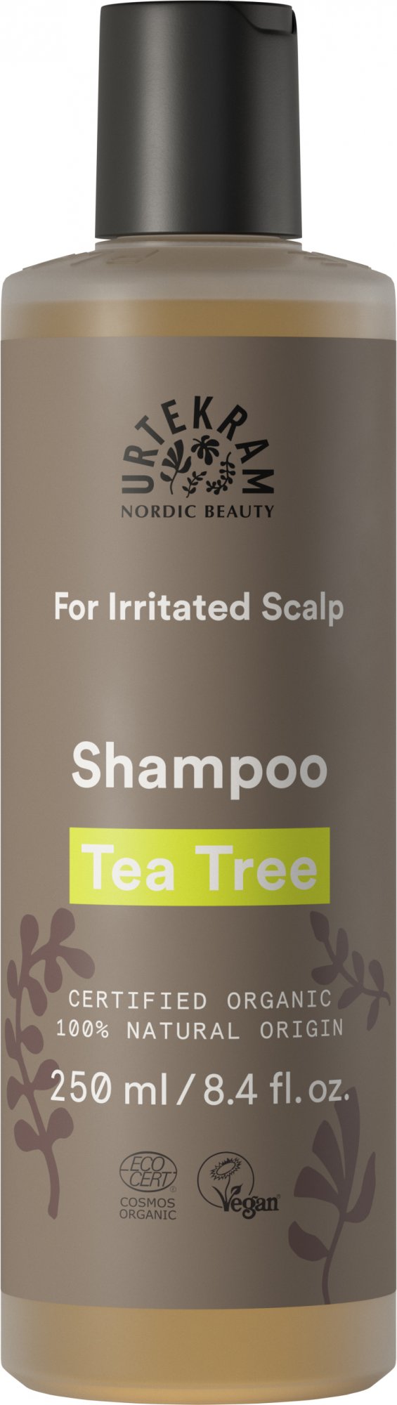 Urtekram Šampon s tea tree pro podrážděnou vlas. pokožku BIO 250 ml Urtekram
