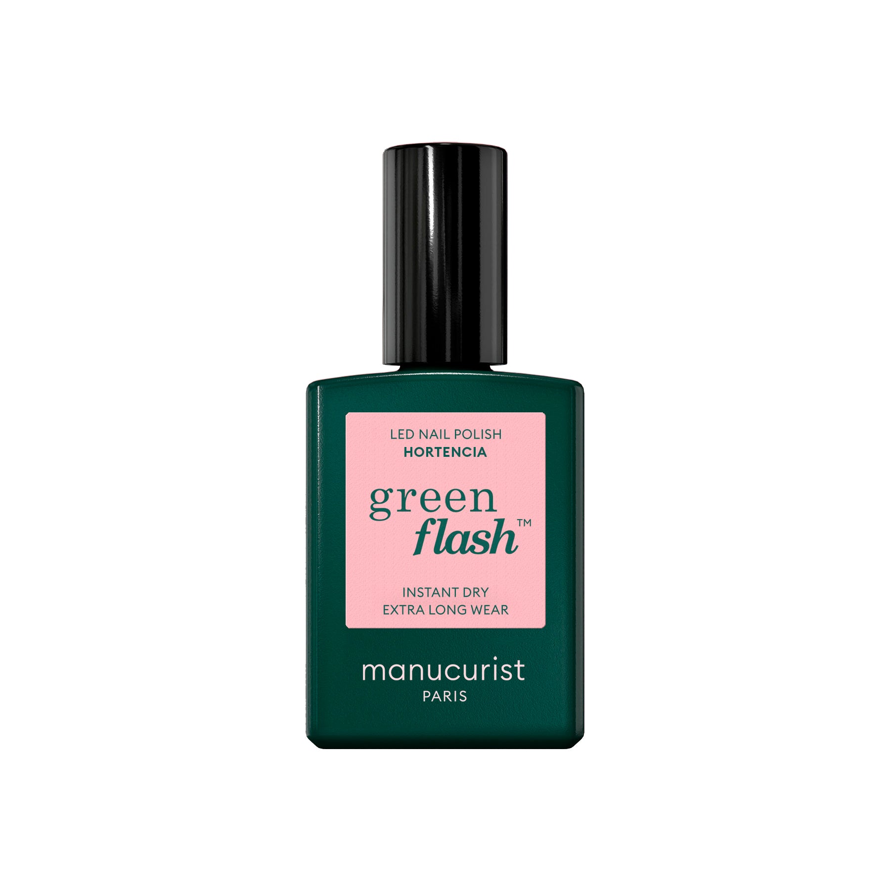 Manucurist Green Flash LED gel lak na nehty - Hortencia (15 ml) - světle růžová jemná barva Manucurist