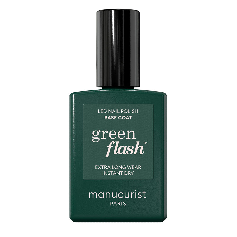 Manucurist Green Flash LED gel lak na nehty podkladový - Base Coat (15 ml) - 12-free a hema-free složení Manucurist