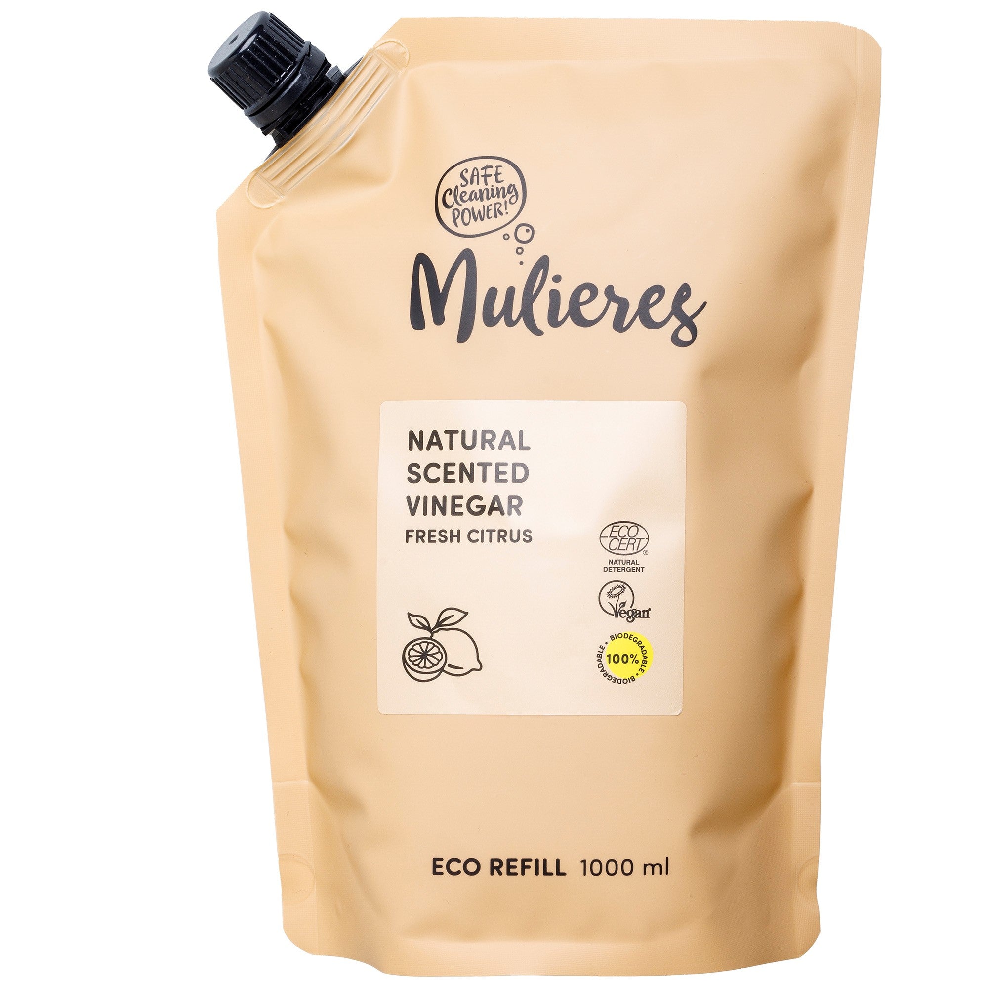 Mulieres Bílý ocet 10% - svěží citrus 1 l - 100% přírodní Mulieres
