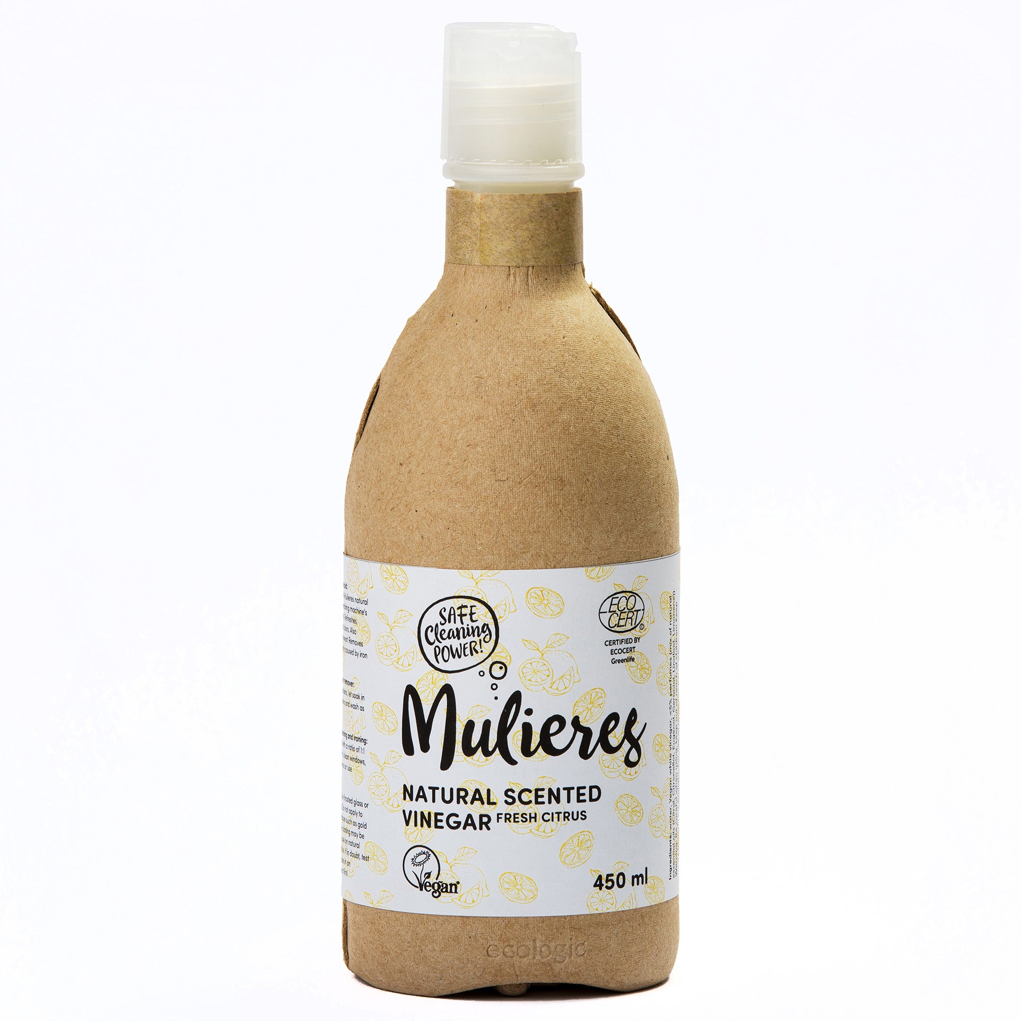 Mulieres Bílý ocet 10% - svěží citrus 450 ml - 100% přírodní Mulieres