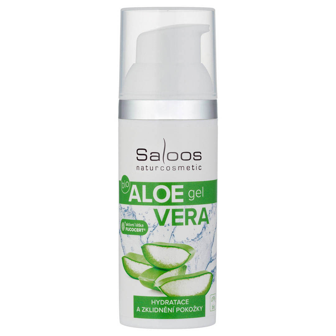 Saloos Aloe vera gel BIO (50 ml) - intenzivní hydratace a zklidnění pokožky Saloos