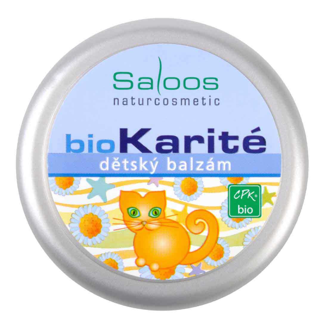 Saloos Dětský balzám BIOKarité (50 ml) - zklidňuje a chrání citlivou pokožku Saloos