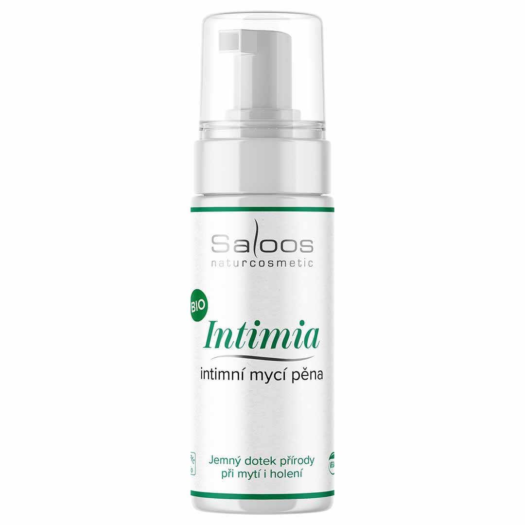Saloos Intimní mycí pěna Intimia BIO (150 ml) - péče s přírodními antimikrobiálními účinky Saloos