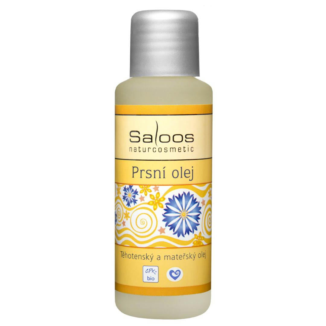 Saloos Prsní olej těhotenský a mateřský BIO (50 ml) - podporuje elasticitu a zvláčňuje kůži Saloos