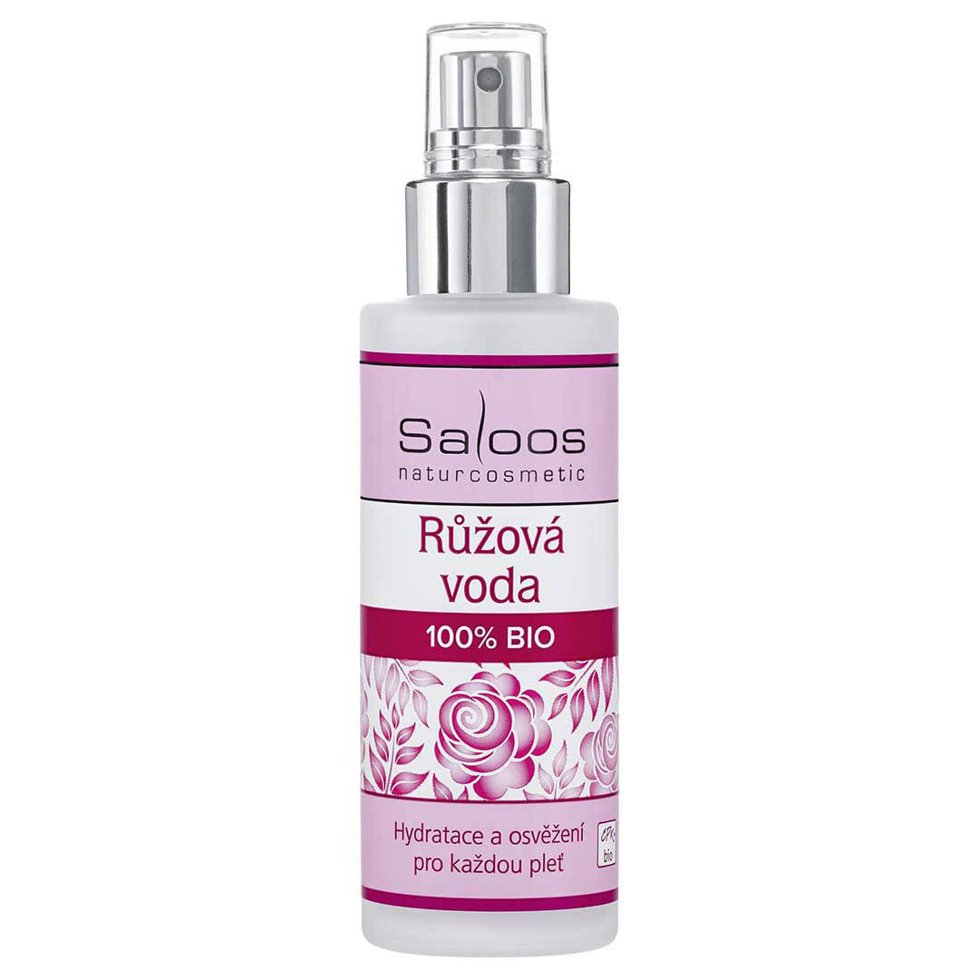Saloos Růžová voda 100% BIO (100 ml) - obnovení pokožky díky damašské růži Saloos