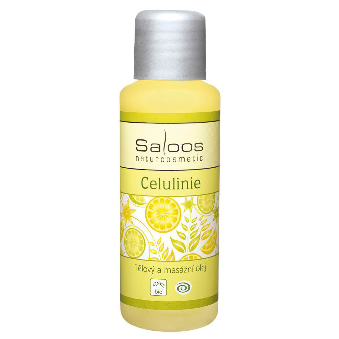 Saloos Tělový a masážní olej Celulinie BIO (50 ml) - vzácný pomocník proti celulitidě Saloos