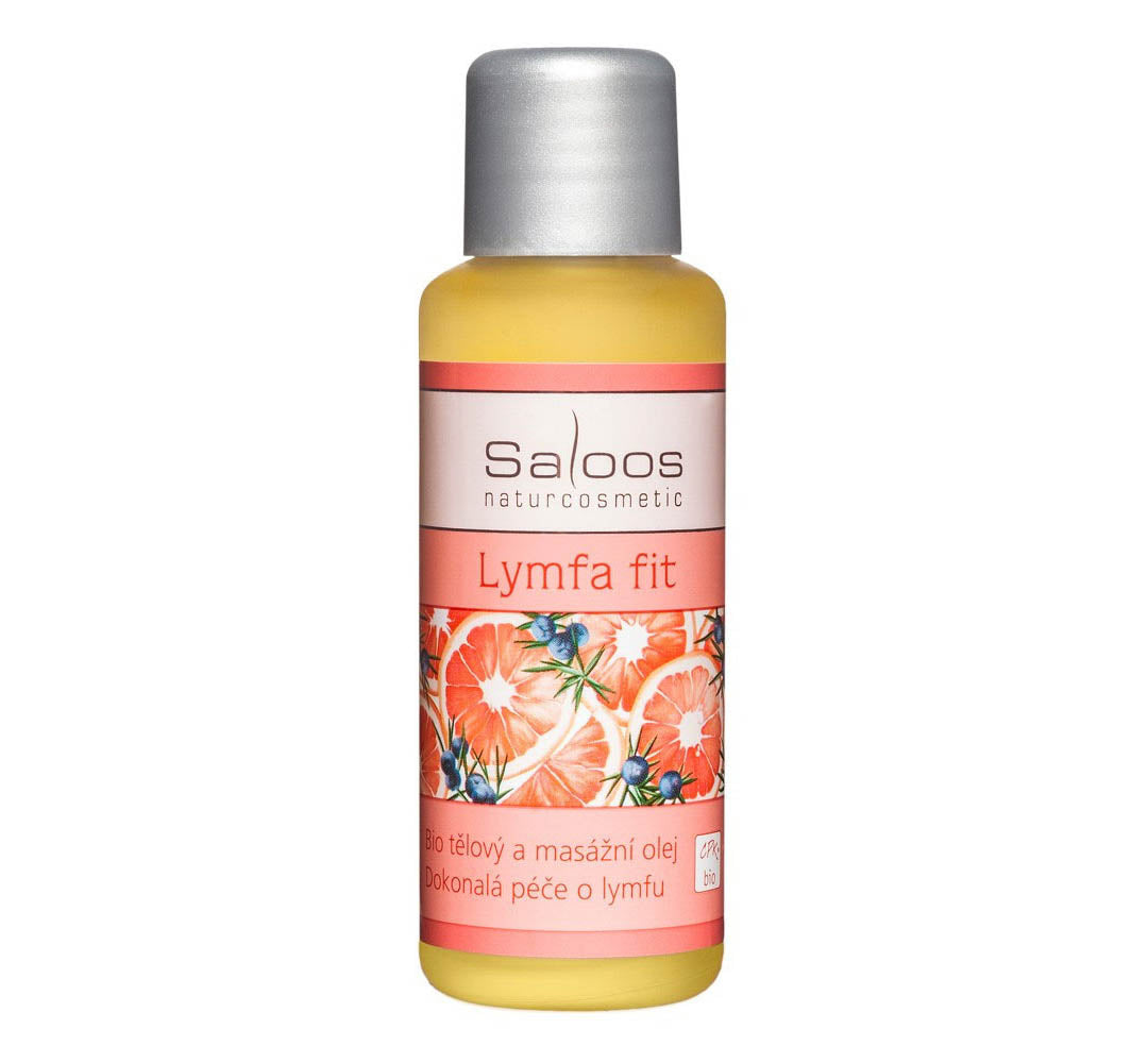 Saloos Tělový a masážní olej Lymfa fit BIO (50 ml) - podpořte svůj lymfatický systém Saloos