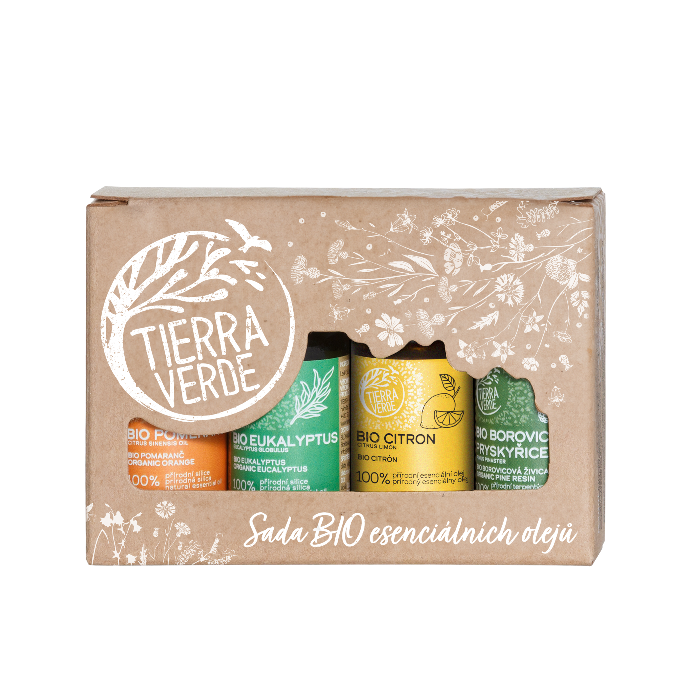 Tierra Verde Sada esenciálních olejů BIO (4 x 10 ml) Tierra Verde